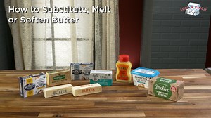 How to substitute, melt or soften butter