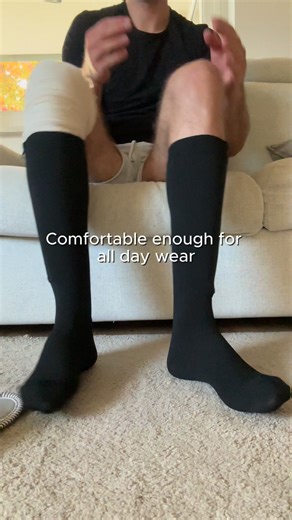 Put on compression socks pain-free in seconds Get yours here: https://gripstander.com/products/zippra™-medical-compression-socks | Zippra