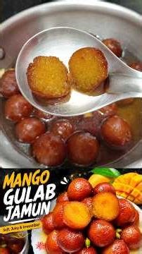 Mango Gulab Jamun | Summer Special Sweet #shorts #MangoGulabJamun #MangoSweet #YouTubeShorts