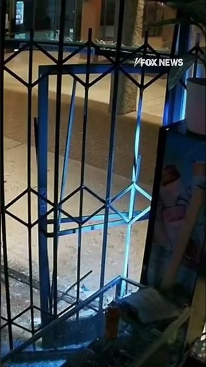 WATCH: Masked suspects use stolen SUV to smash into shop, steal high-end vapes #foxnews #news