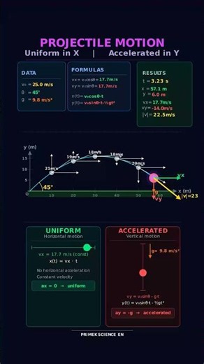 Projectile Motion Explained: The Physics Behind Every Throw #ProjectileMotion #Physics #Science