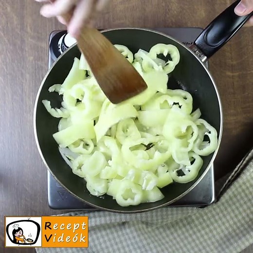 Tarhonyás lecsó - Recept Videók