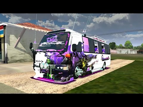 🏌🏻‍♂️🔥Toyota Coaster Skin Personalizada y Mod ( Bus Simulator Indonesia )
