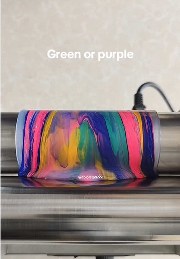 Green or Purple: Color Mixing Challenge