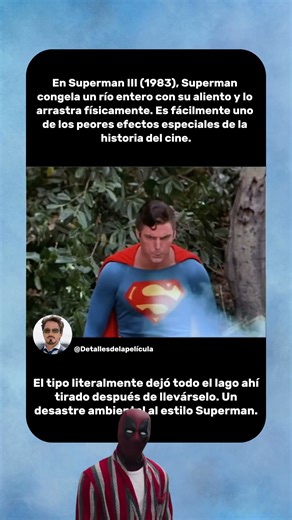 Superman congeló un río entero con un solo aliento 😳 | Superman III