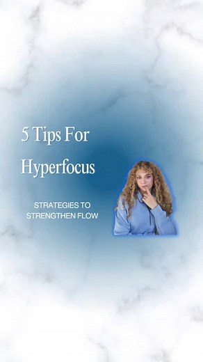 Anna: ADHD Productivity & Lifestyle on Instagram: "💌Key Takeaways Below! 💡What do you think of these tips? 🫧Hyperfocus or flow can be trained, even with ADHD. 🫧**Mindfulness training** helps you refocus when distractions arise. 🫧**Breathwork** can mimic the natural patterns of focus to signal your brain. 🫧**Regulate your needs**: Meet basic needs (hunger, thirst, comfort) to reduce distractions. 🫧**Baseline stimulation**: Provide low-level sensory input (e.g., rain sounds, fidget toys) to
