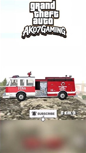Fire truck insane jump - gta sa #gtasanandreas #gta5 #gta6 #gtastunts