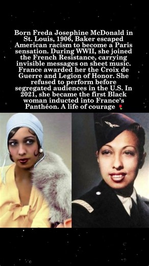 Josephine Baker Dancer, Spy, Civil Rights Hero — From St Louis to France 🕊️🇫🇷#JosephineBaker