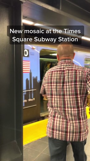 Times Square Subway Station Mosaic Unveiled