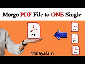 How to Merge PDF files into one (malayalam)