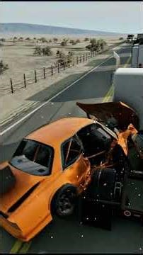 Only the Strong Cars Clear the Truck 🚛 #shorts#cars#automobile