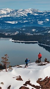 Snowshoeing is a winter favorite for exploring Truckee-Tahoe's snowy landscapes. Have you snowshoed any of these five spots? 1️⃣ Pacific Crest Trail - hello, panoramic views! 2️⃣ Donner Lake - a lakeside snow stroll, anyone? 3️⃣ Prosser Reservoir - serene vibes all around. 4️⃣ Chickadee Ridge - bring seeds, meet the birds. 5️⃣ Cold Stream Canyon - meander through a peaceful forest. Tag your adventure buddy and start planning your trip. 📹️ Paul Hamill | Visit Truckee, California