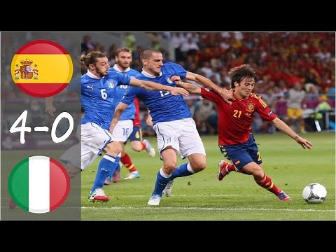 Spain vs Italy 4-0 Final Euro 2012 highlights