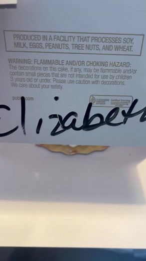 Publix Custom Birthday Cake for Her