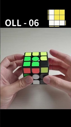 How to execute the OLL-06 like a Pro | 3x3 Rubik's Cube Finger Trick