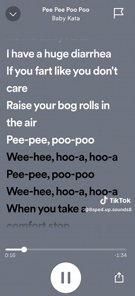 Baby Kata Pee Pee Poo Poo Song