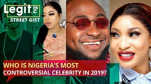 13K views · 74 reactions | The year 2019 is gradually coming to an end and just like every other Nigerian who has had ups and downs, our celebrities have also been caught in the web. Legit TV therefore hit the streets to ask Nigerians who their most controversial celebrity of 2019 is. He following video represents what they said. | Legit.ng | Facebook