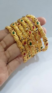 MULTI COLOR GOLD BANGLES SET WHATSAPP US --- 03244987938 | G&B Accessories