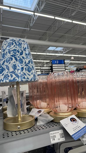 😍 These new rechargeable accent lamps from Mainstays are so gorgeous! They feature touch control with three dim settings. Link in bio to shop these ($14.96) #walmart #deskdecor #lamps | Walmart Gems
