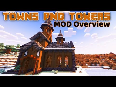 Explore 50+ New Structures in Towns and Towers Mod (1.18.2–1.21.5)