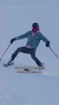 When a pro skier pranks a ski lesson 🎿😂