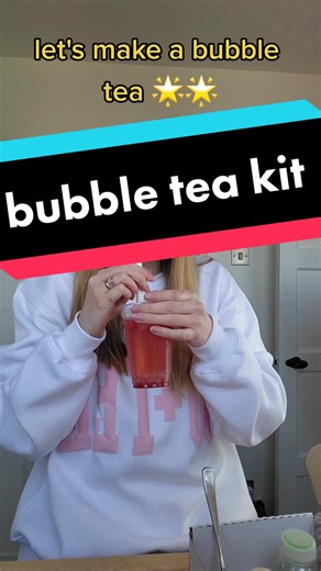 Fruity Bubble Tea Kit: Make It at Home! 🍓