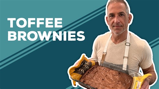 Bobby's makin' an easy brownie recipe with toffee and nuts that is the perfect fall dessert! Click here for my Toffee Brownies recipe: https://www.pauladeen.com/recipe/toffee-brownies/ | Paula Deen