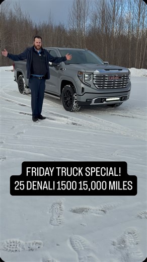 🔥 JUST ARRIVED 🔥 2025 GMC Sierra 1500 Denali 3.0 Duramax Diesel Fully loaded luxury truck and ready for the road here in Alaska 🏔️ ✔️ Crew Cab Standard Bed ✔️ Only 15,000 miles ✔️ 3.0L Duramax Diesel ✔️ Heads-Up Display ✔️ Leather heated & cooled seats ✔️ Heated steering wheel ✔️ Adaptive cruise control ✔️ Technology package ✔️ Power running boards ✔️ Multi-Pro tailgate ✔️ Bose premium audio ✔️ Rear window slider ✔️ Rigid light bar ✔️ Denali luxury throughout 💰 Price: $66,999 💵 Monthly paym