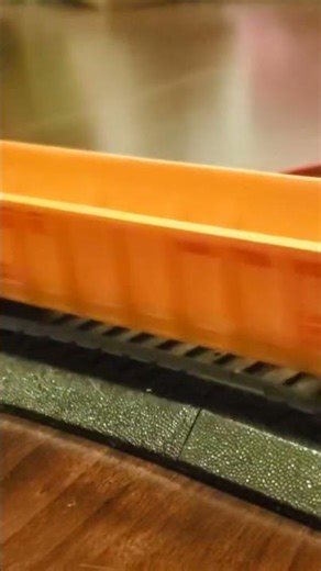 Model Train Layout with BNSF 3012 Leading