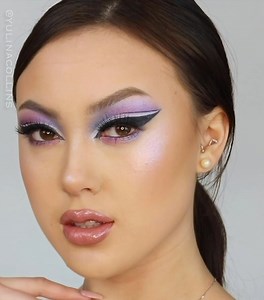 36K views · 331 reactions | Makeup muse @yulinacollins created this dramatic makeup look using our NEW Futuristic Collection ⚡ Featuring foiled eyeshadow paired with a graphic liner, this look is all about the eyes! | BYS Cosmetics | Facebook