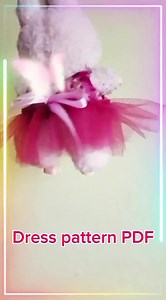 Doll Dress Sewing Pattern Printable PDF for Monster Plush 6.7 Inch - Etsy