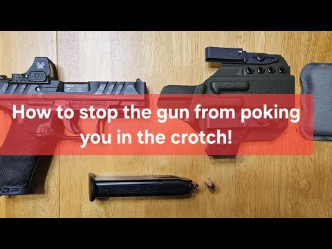 Modifying your Concealed Carry Holster for Comfort & Concealment