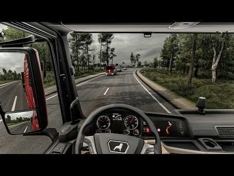 4K Realistic Ultra Graphics v1.58 MAN | Euro Truck Simulator 2 Snowymoon Mod Full Gameplay