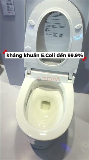 TDM.VN | Review bồn cầu thông minh JOMOO 11415-1-1/31K-1 cảm ứng đá chân xả xoáy siêu mạnh hot 2026