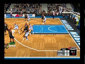 ESPN NBA Basketball aka NBA 2K4 Gameplay 76ers vs Magic