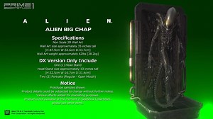 Pre-order here: - "Museum Art": https://www.prime1studio.com/al1-alien-big-chap-museum-art-waal-06.html - Regular Version: https://www.prime1studio.com/al1-alien-big-chap-waal-05.html - Deluxe Version: https://www.prime1studio.com/al1-alien-big-chap-waal-05dx.html Prime 1 Studio is proud to announce the next piece of our Wall Art Alien Line - 06: Alien Big Chap Museum Art 3D Wall Art from the classic Alien 1979 Film. This 3D Wall Art sculpture, from the first installment in the Alien franchise d