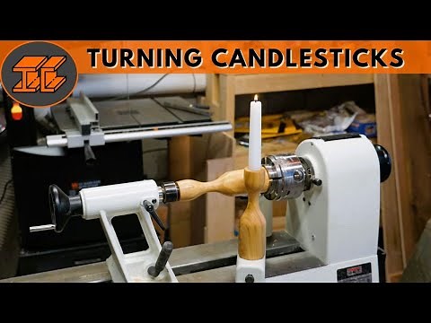 Woodturning Basics: Turn Wood Candlesticks