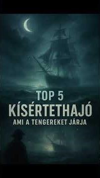 Top 5 hajó, ami kísértethajóként híresült el – a tengerek legsötétebb legendái 🌊👻