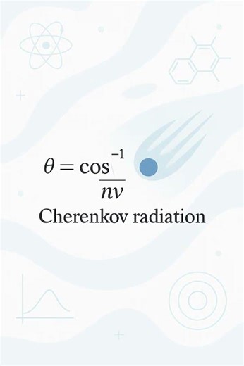 Cherenkov Radiation Explained! 🔬 #Shorts