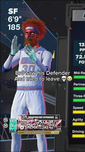 Bro Thought He Was Cooked 💀😭 #nba2k26 #SheLuvWoo