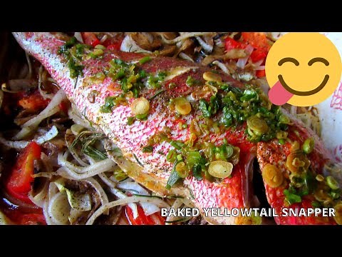 HOW TO BAKE RED SNAPPER #youtube
