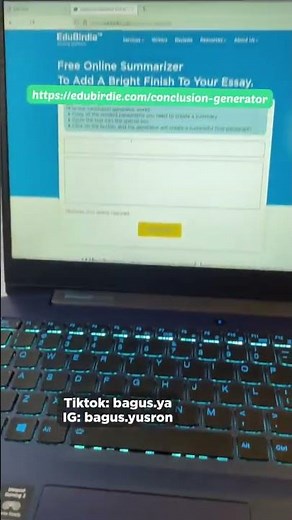 Cara mudah membuat kesimpulan skripsi otomatis