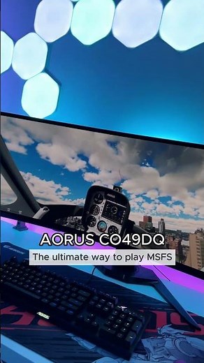 Ultrawide OLED + Flight Sim = Dream Setup💖🥰