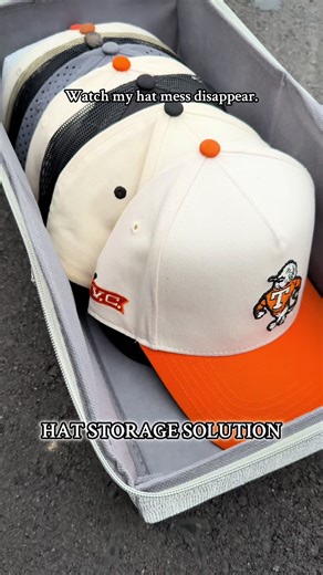 Stackable hat storage boxes that keep hats organized, visible, and protected. #HatStorage #ClosetOrganization #HomeOrganization #TikTokShopFinds #OrganizationHacks