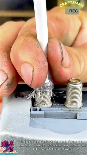 How to Connect Electrical Wires to Machine #shorts #viral #tools #machine #video
