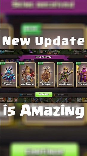 NEW CoC Update Hero Journey FULL Progression 😱🎈 #clashofclansupdate #herohall
