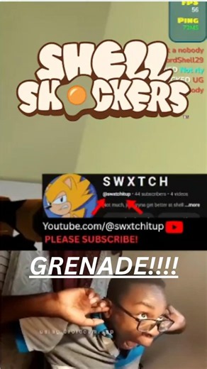 WAY too much Chaos on Stream in Shell Shockers! #pov #shellshockers #tooserious #fyp #shorts #viral