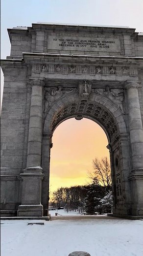 Valley Forge National Historical Park In The Winter