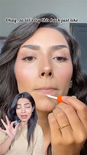 Doing lip plumping with this hack 😍😶‍🌫️ #review #lipstick #lipstudio #redlip #lips #lippylips