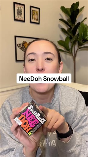 NeeDoh Snowball Crunch Stress Ball Review